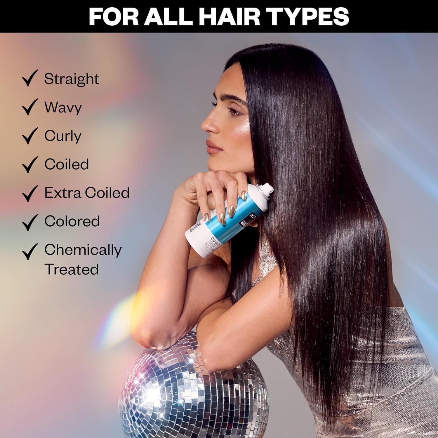 imageIGK Disco Disco Clear Gloss Finishing Hair Spray Moisturizes Adds Shine ampamp Enhances Color No Greasy Residue 53oz53 Fl Oz 21 Fl Oz Pack of 2