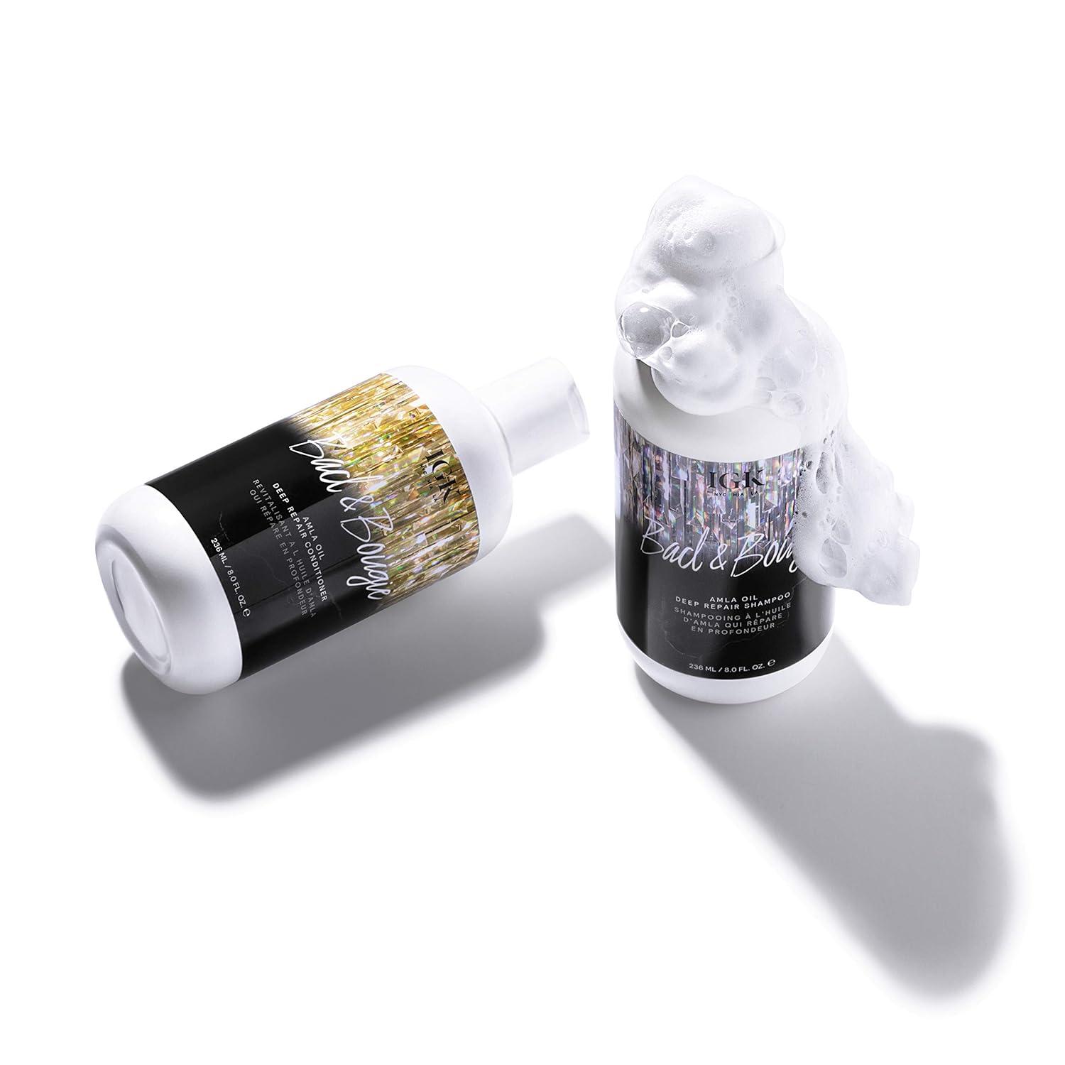 imageIGK BAD ampamp BOUGIE Amla Oil Deep Repair Shampoo Hydrates Strengthens Adds Shine Vegan Cruelty Free 338 Fl Oz Pack of 1