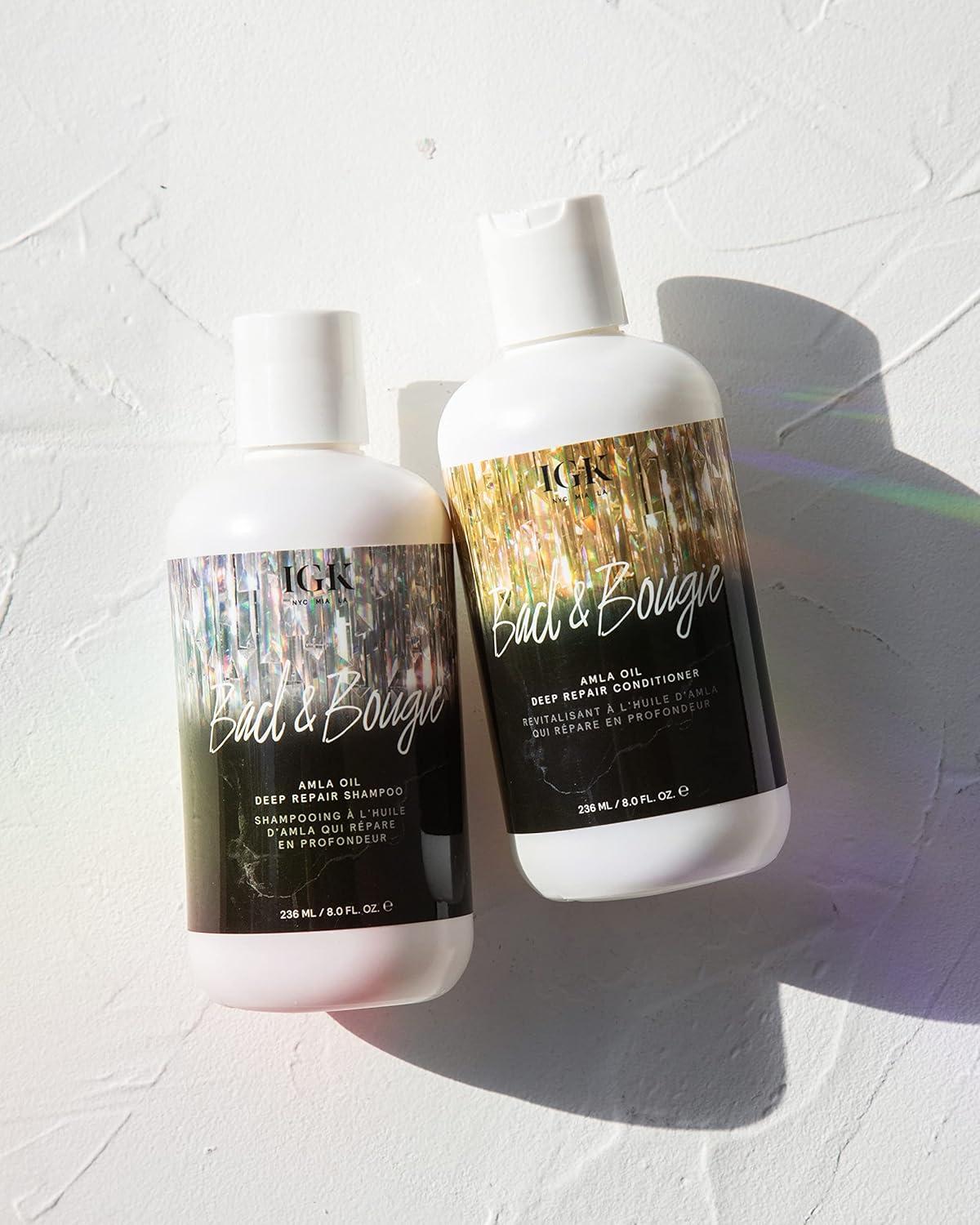 imageIGK BAD ampamp BOUGIE Amla Oil Deep Repair Shampoo Hydrates Strengthens Adds Shine Vegan Cruelty Free 8 Fl Oz Pack of 1