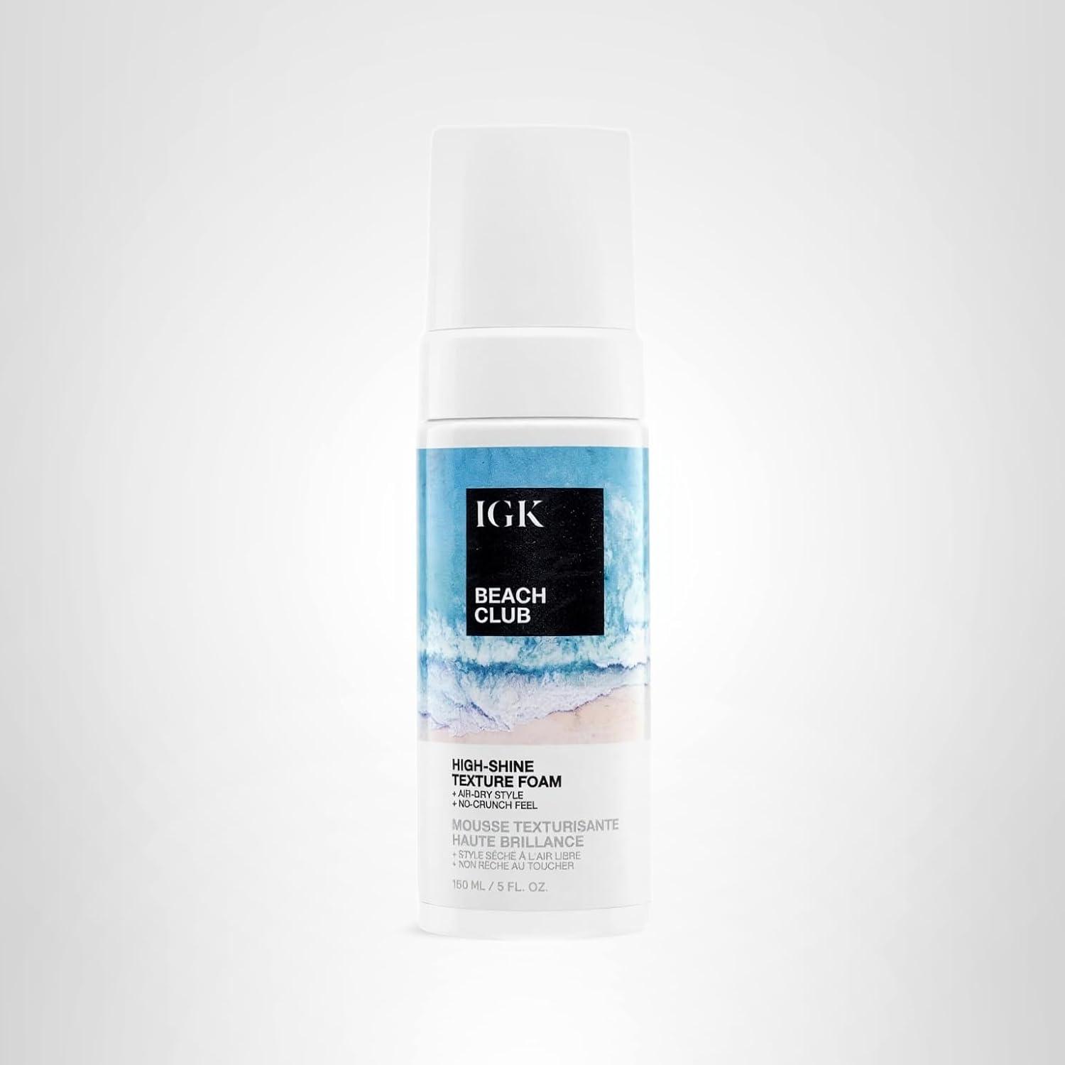 imageIGK BEACH CLUB HighShine Texture Foam5 Fl Oz Pack of 1
