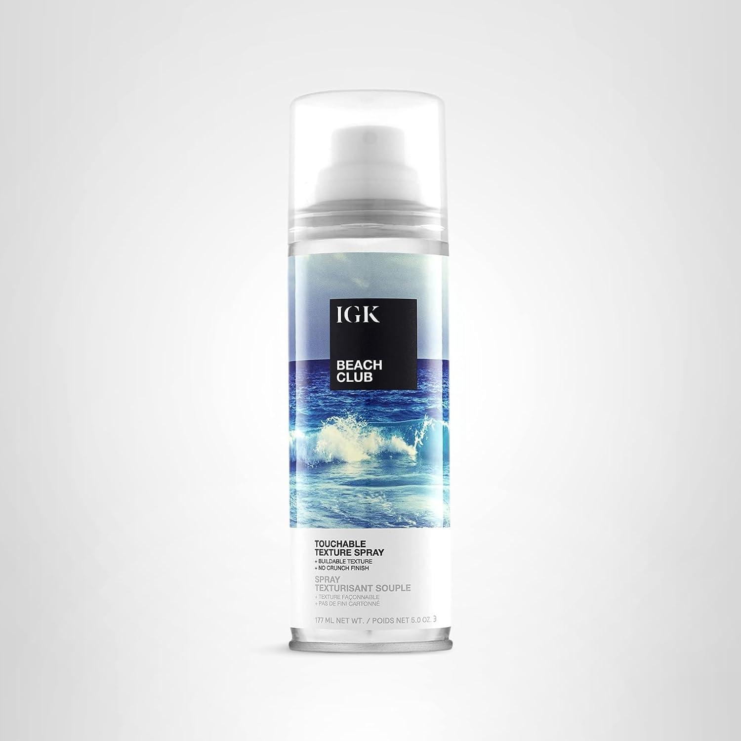 imageIGK BEACH CLUB Touchable Texture Spray Hold Volume Lightweight Vegan Cruelty Free 5 Ounce Pack of 1