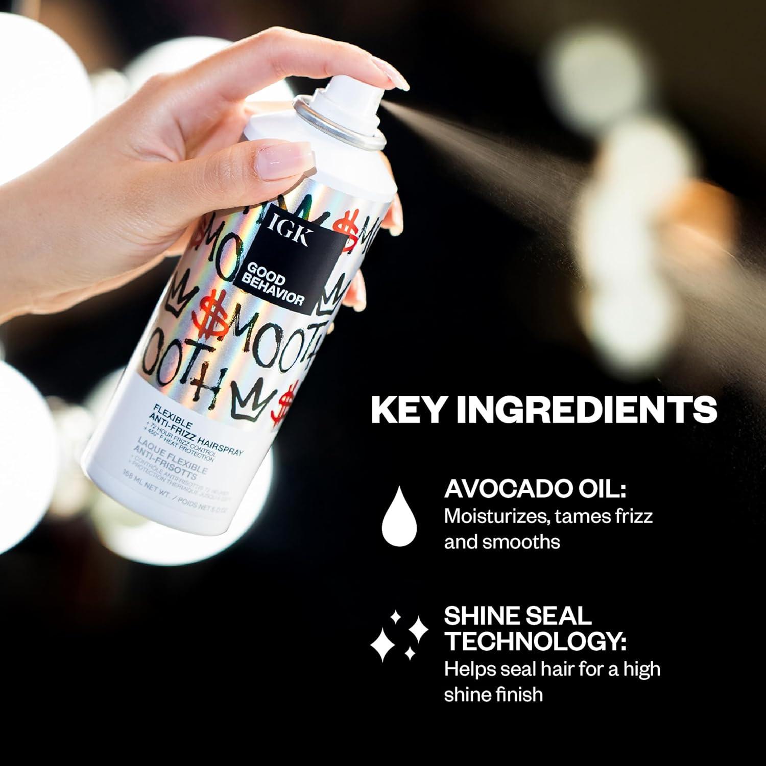 imageIGK GOOD BEHAVIOR Flexible Hairspray