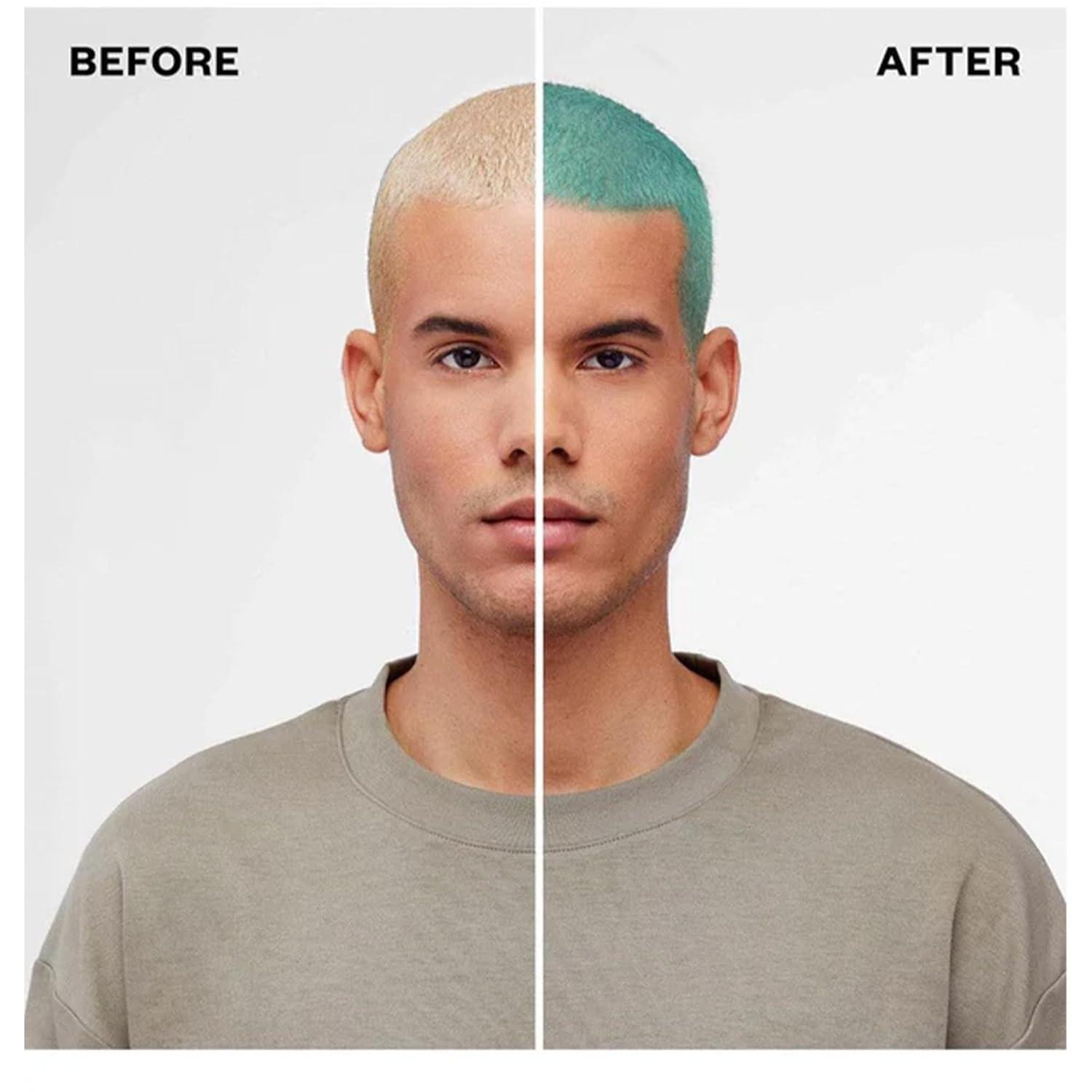 imageIGK Hair Gloss Toner ampamp Color Depositing Mask Vegan Cruelty Free Seafoam Pale Teal