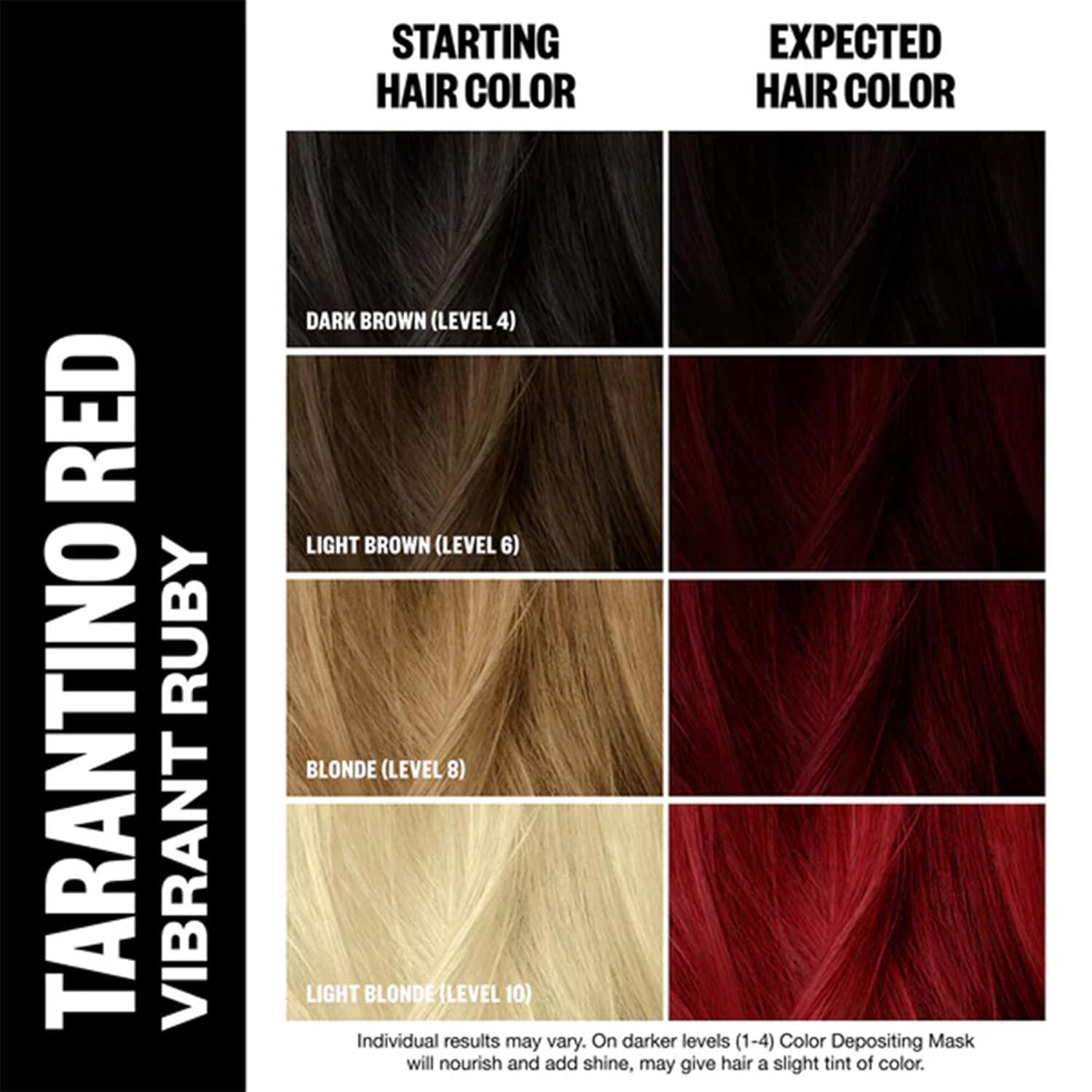 imageIGK Hair Gloss Toner ampamp Color Depositing Mask Vegan Cruelty Free Tarantino Red Vibrant Ruby