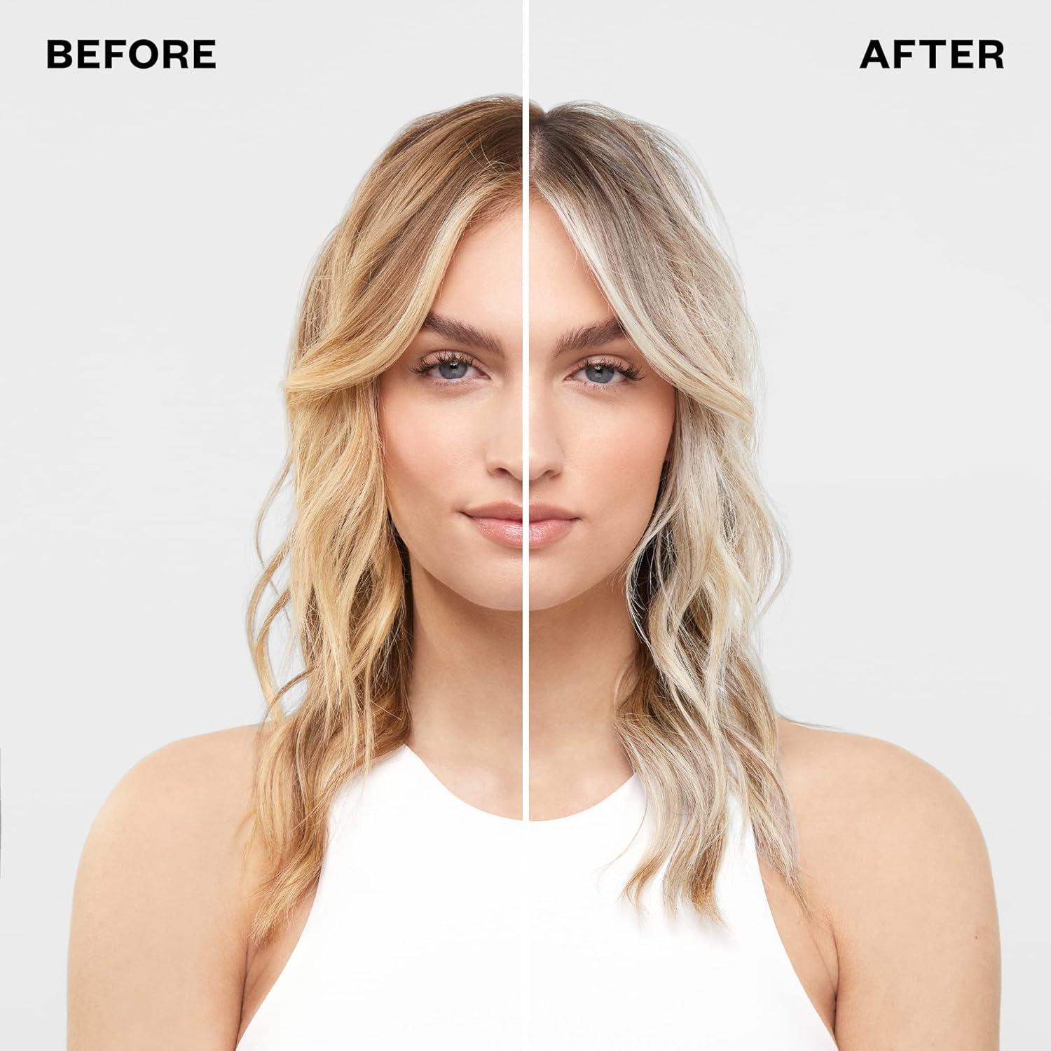 imageIGK LA BLONDE Purple Toning Treatment Spray Brighten Neutralize Brass Heat Protectant Vegan Cruelty Free 7 Oz