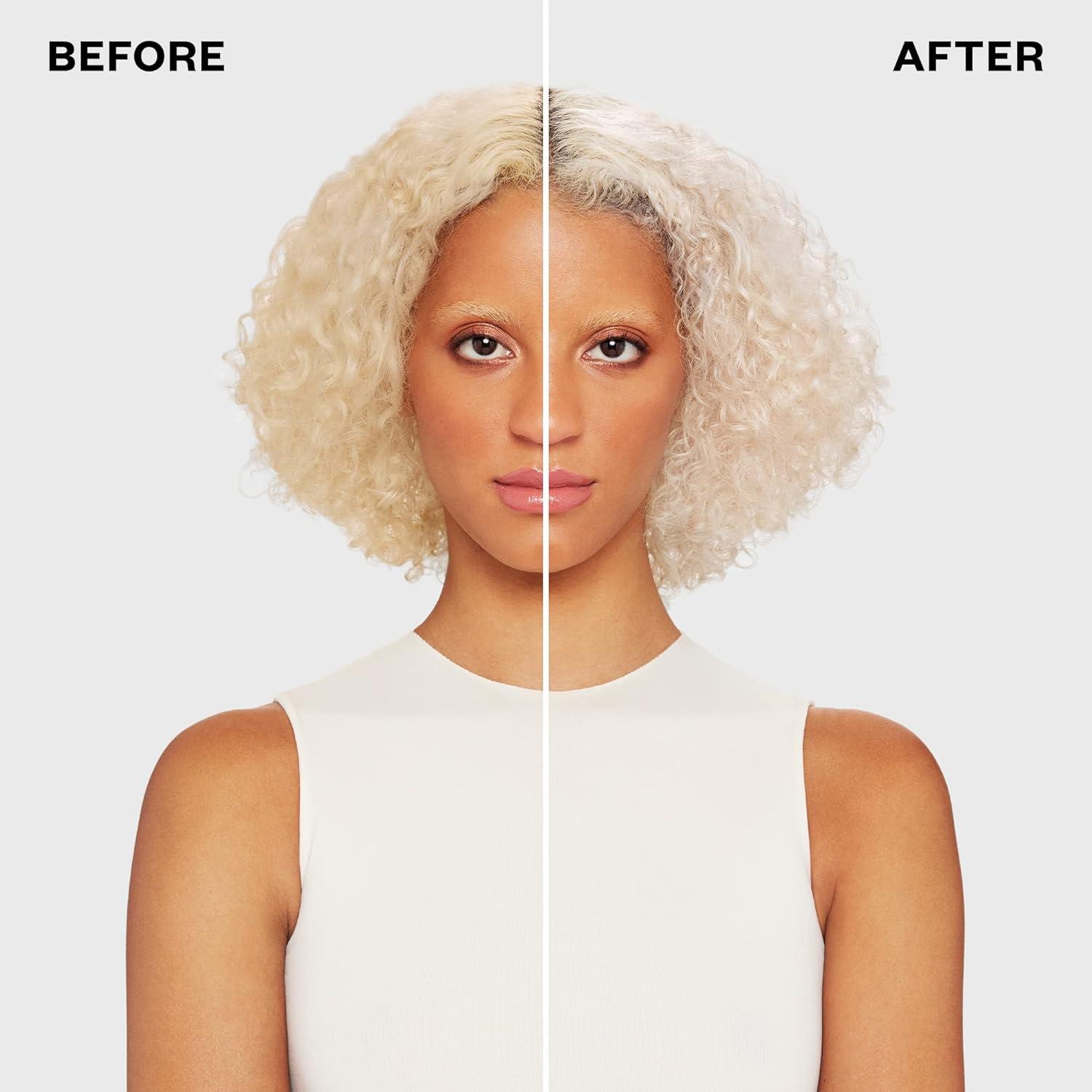 imageIGK LA BLONDE Purple Toning Treatment Spray Brighten Neutralize Brass Heat Protectant Vegan Cruelty Free 7 Oz