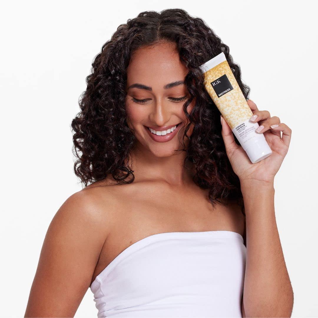 imageIGK MISTRESS Hydrating Hair Balm Lightweight Frizz Control Shine Vegan Cruelty Free 17 Fl Oz Pack of 1