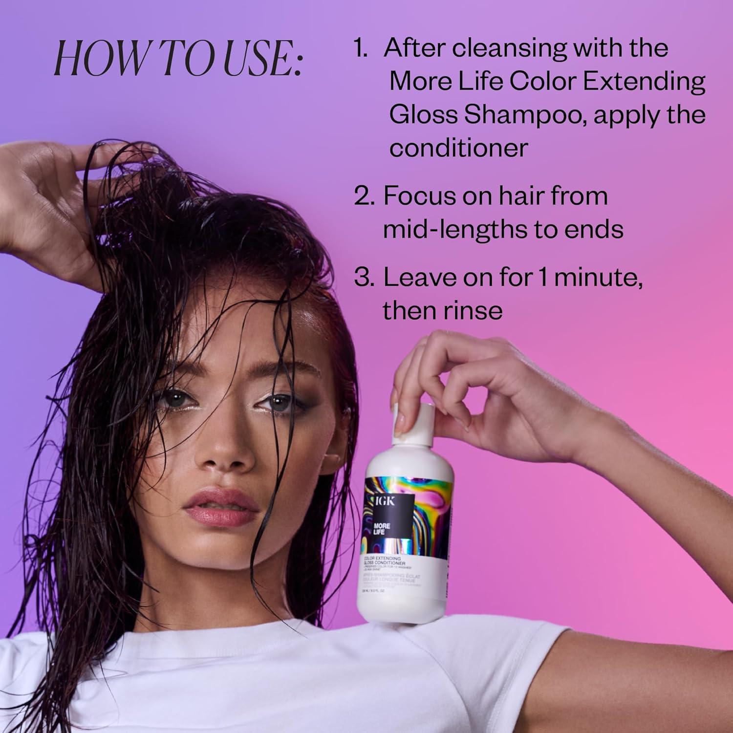 imageIGK MORE LIFE Color Extending Gloss Conditioner8 Fl Oz Pack of 1