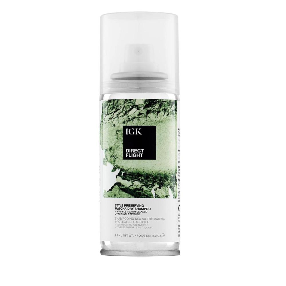 imageIGK DIRECT FLIGHT MultiTasking Matcha Dry Shampoo  Light Cleanse  Style Preserving  Vegan  Cruelty Free 2 Ounce Pack of 1