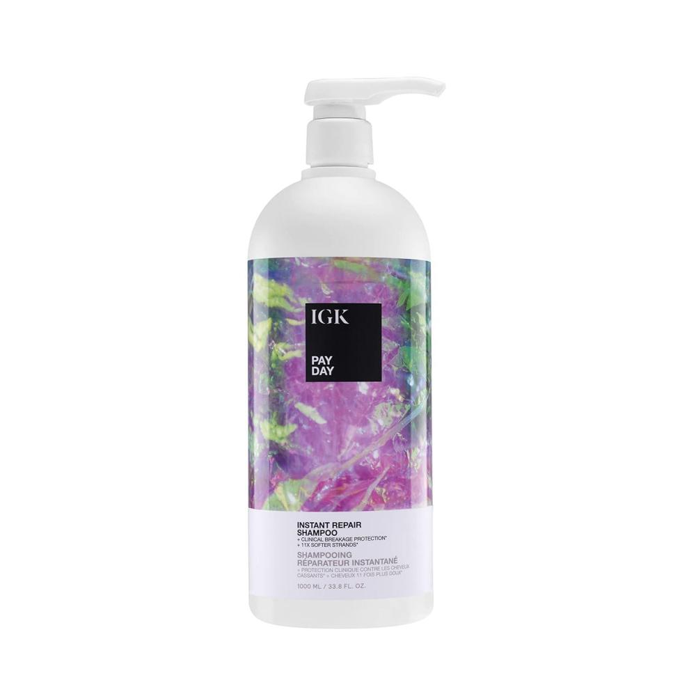 imageIGK PAY DAY Instant Repair Shampoo BondBuilding Damage Repair Vegan Cruelty Free 8 Oz338 Fl Oz Pack of 1