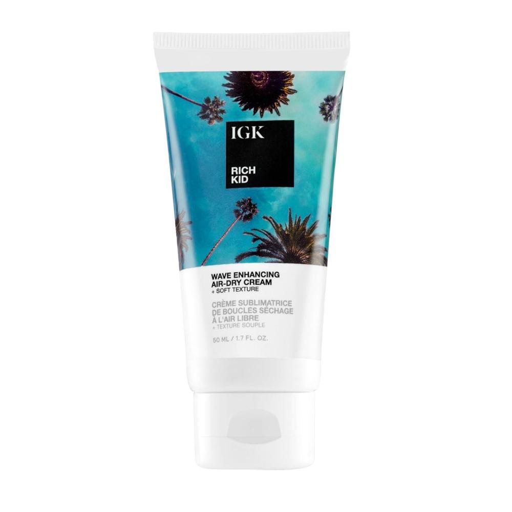 imageIGK RICH KID Wave Enhancing AirDry Cream Hold Texture Shine Vegan Cruelty Free 17 Fl Oz Pack of 1