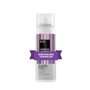 IGK Antisocial Bond-Building Dry Hair Mask, overnight dry hair mask for damaged hair, revive healthy hair, hair treatment, product for hair breakage, vegan protein treatment 5 Oz(Antisocial Dry Hair Mask)