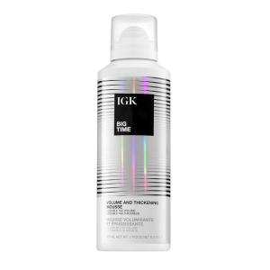 IGK BIG TIME Volume & Thickening Mousse | Moveable + Fullness + Frizz Control | Vegan + Cruelty Free | 6.2 Oz