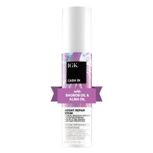 IGK CASH IN Instant Repair Serum | Breakage Protection + Seal Split Ends + Heat Protection | Vegan + Cruelty Free| 1.7 Oz(1.7 Ounce)