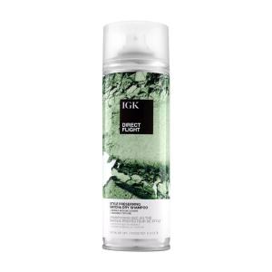 IGK DIRECT FLIGHT Multi-Tasking Matcha Dry Shampoo | Light Cleanse + Style Preserving | Vegan + Cruelty Free |(6.3 Ounce (Pack of 1))