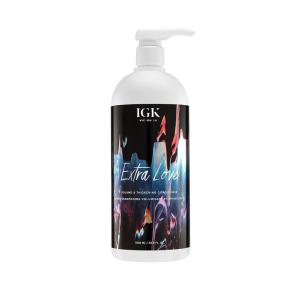 IGK EXTRA LOVE Volume & Thickening Conditioner | Lightweight + Supports Scalp + Balance Oil | Vegan + Cruelty Free |(33.8 Fl Oz (Pack of 1))