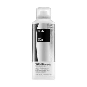 IGK NO LIMIT Dry Volume & Thickening Spray | Touchable + Fullness + Hold | Vegan + Cruelty Free| 5.4 Oz
