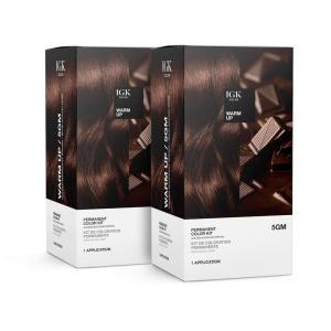 IGK Permanent Hair Dye Color Kit | 5N Back To Brown – Natural Brown | 100% Gray Color Coverage + Strengthen + Shine | Ammonia Free(Brown)