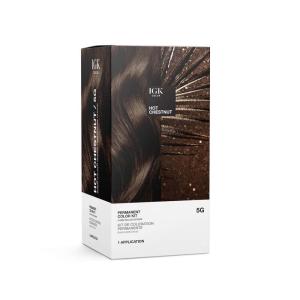 IGK Permanent Hair Dye Color Kit | 5N Back To Brown – Natural Brown | 100% Gray Color Coverage + Strengthen + Shine | Ammonia Free(Warm Golden Brown)