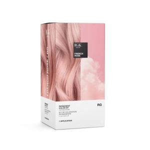 IGK Permanent Hair Dye Color Kit | 6R Smoky Scarlet – Intense Auburn | 100% Gray Color Coverage + Strengthen + Shine | Ammonia Free(Light Rosy Blonde)