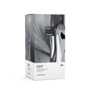 IGK Permanent Hair Dye Color Kit | 6R Smoky Scarlet – Intense Auburn | 100% Gray Color Coverage + Strengthen + Shine | Ammonia Free(Pure Cool Gray)