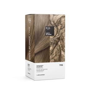 IGK Permanent Hair Dye Color Kit | 9N Pampas Blonde – Light Natural Blonde | 100% Gray Color Coverage + Strengthen + Shine | Ammonia Free(Dark Beige Blonde)