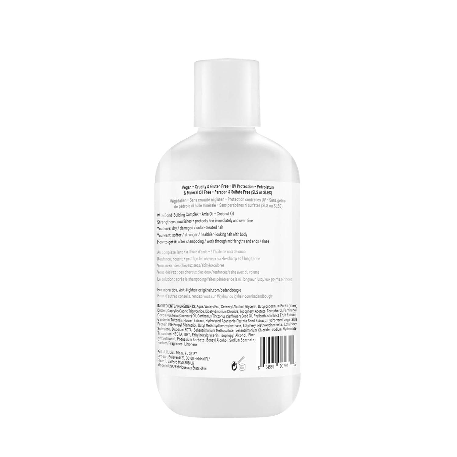 image:imageIGK BAD amp BOUGIE Amla Oil Deep Repair Conditioner Hydrates Strengthens Adds Shine Vegan Cruelty Free 8 Fl Oz Pack of 1