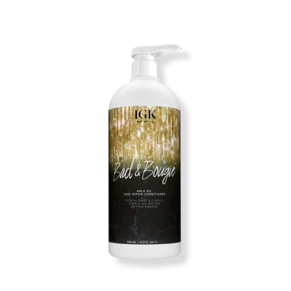 image:imageIGK BAD amp BOUGIE Amla Oil Deep Repair Conditioner Hydrates Strengthens Adds Shine Vegan Cruelty Free 338 Fl Oz Pack of 1